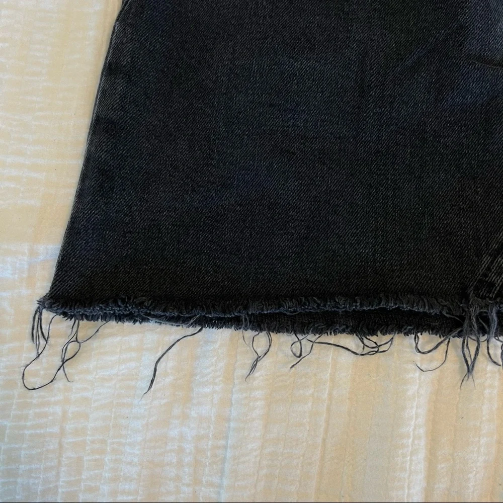 Topshop Moto Black Denim Skirt - Picture 9 of 14